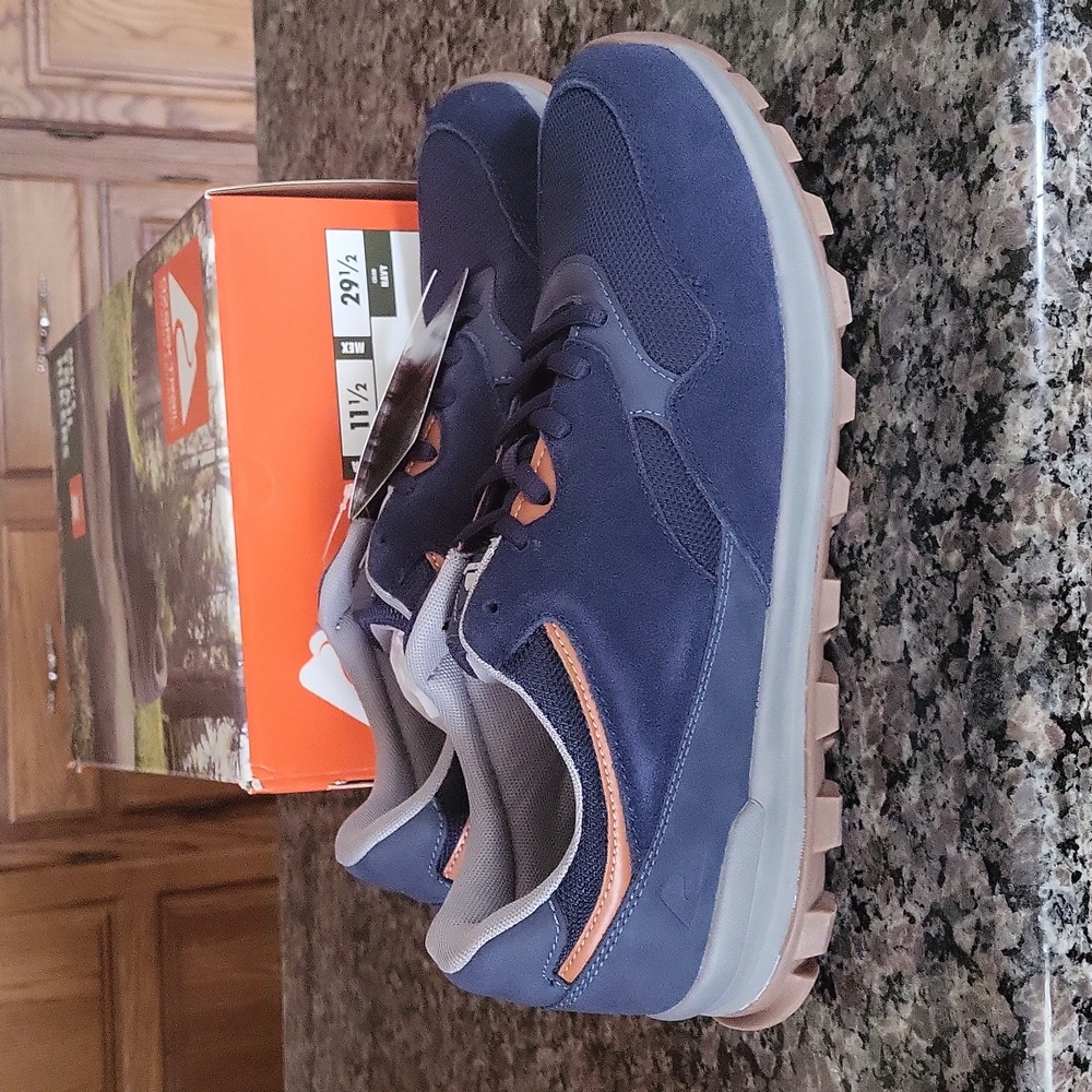 Ozark Trail Men's Scout Hybrid Hiker Shoes Navy leather various sizes new in box